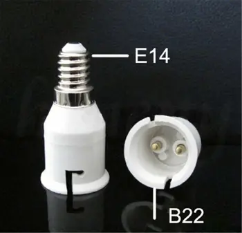 1 adet E14 to B22 Lamba Tutucu adaptör soketi Dönüştürücü ışık bazı Değiştirici