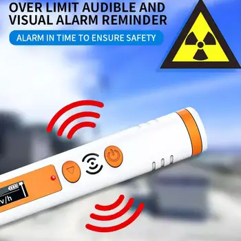 X Y Β-ışını nükleer radyasyon radyoaktif anlık ışık Alarm sesi Geiger Doz doz sayacı kişisel D0j4