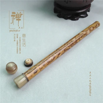 Ince bambu Merlot parke tütsü boynuz vida uzun tütsü tüp kazınmış bölüm tütsü toptan hat kutusu