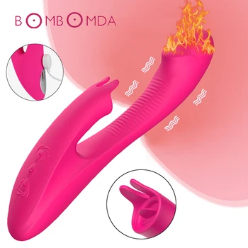 G-spot Vibratör Klitoris Stimülatörü vajina ısıtma yapay Penis Vibratör Seks Oyuncakları Kadınlar İçin Klitoris Stimülasyon Yetişkin Seks Oyuncakları kadın İçin
