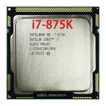 Intel Core i7-875K i7 875 K i7 875 2.933 GHz Dört Çekirdekli Sekiz İplik CPU İşlemci LGA 1156