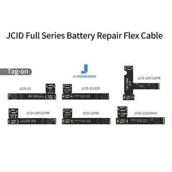JC V1S Pil Onarım Kurulu Flex Kablo iPhone 11-13 Pro Max Olmayan Orijinal Pil Uyarı Sağlık Onarım Pil Pop Up Dul